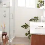 interior view of beautiful bathroom in new famil | Pacific Bay Construction